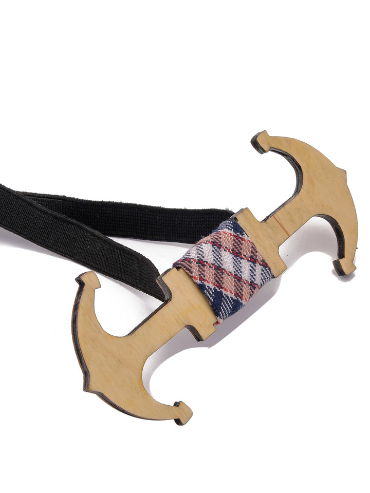 Anchor Wooden Bow Tie - The Engraved Store