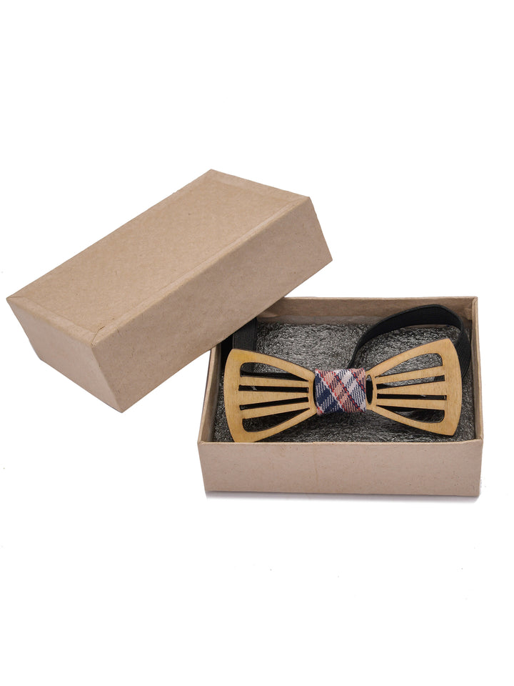Hollow Wooden Bow Tie - The Engraved Store
