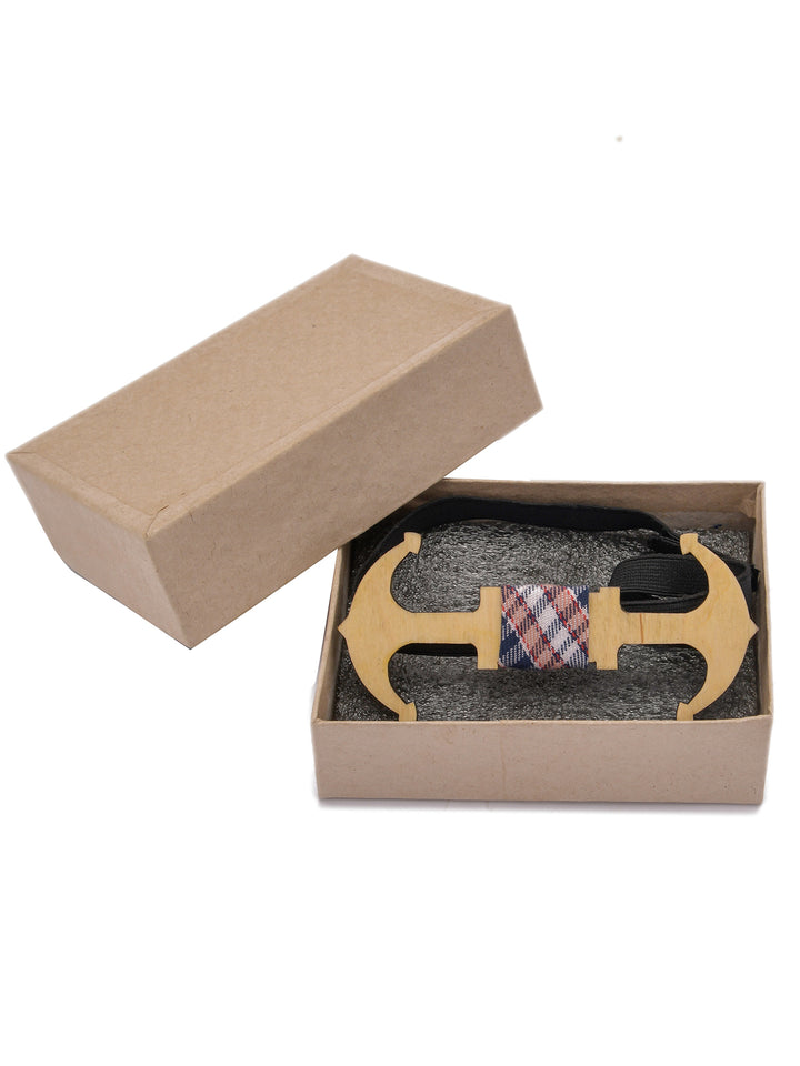 Anchor Wooden Bow Tie - The Engraved Store