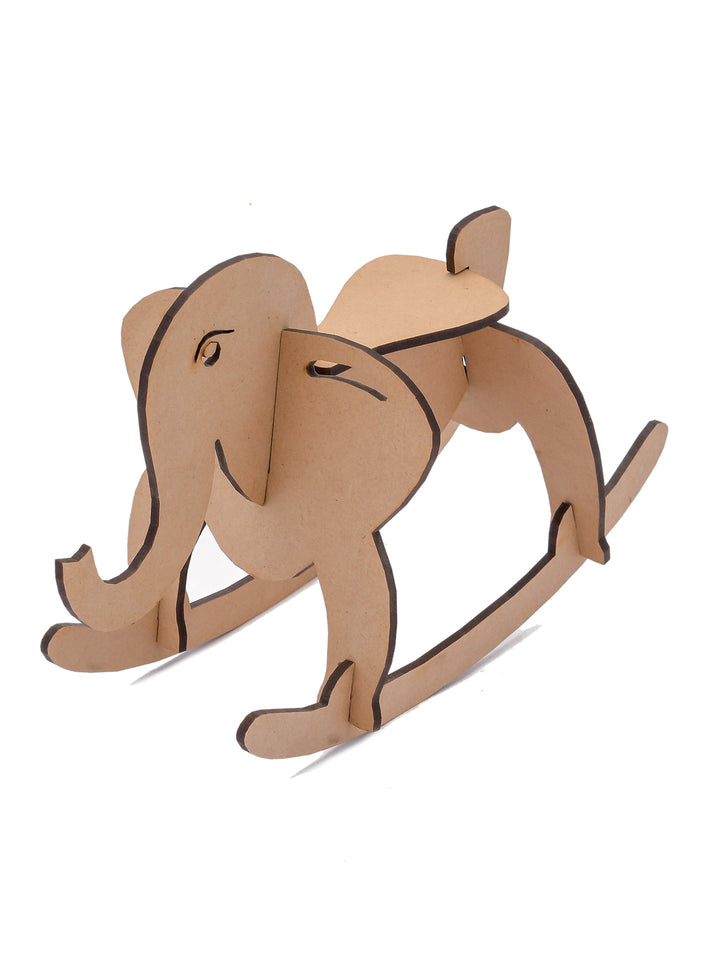 Wooden DIY Swinging Elephant Toy - The Engraved Store