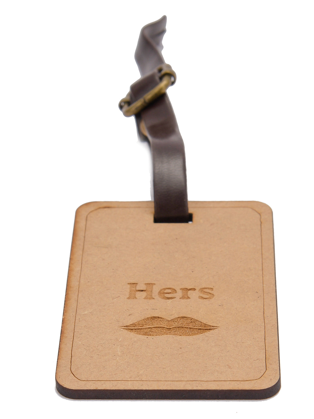 Her - Engraved Wooden Luggage Tag - The Engraved Store