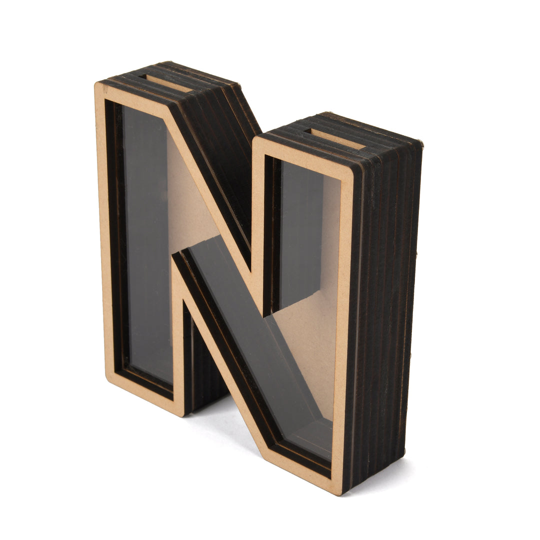 Pick Your Letter Wooden Money Bank | Piggy Bank - The Engraved Store