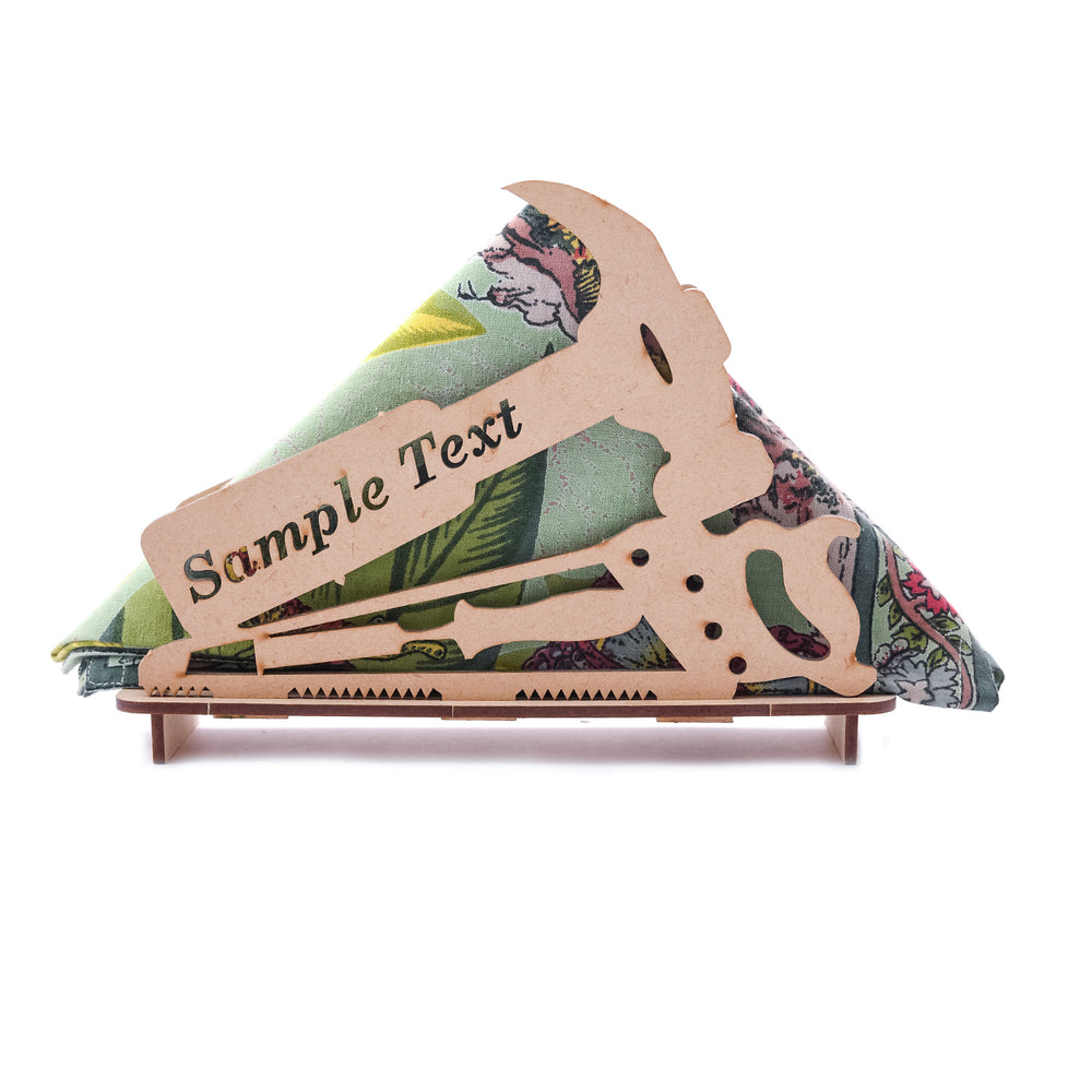 Paper Napkin Holder (Wooden) - The Engraved Store