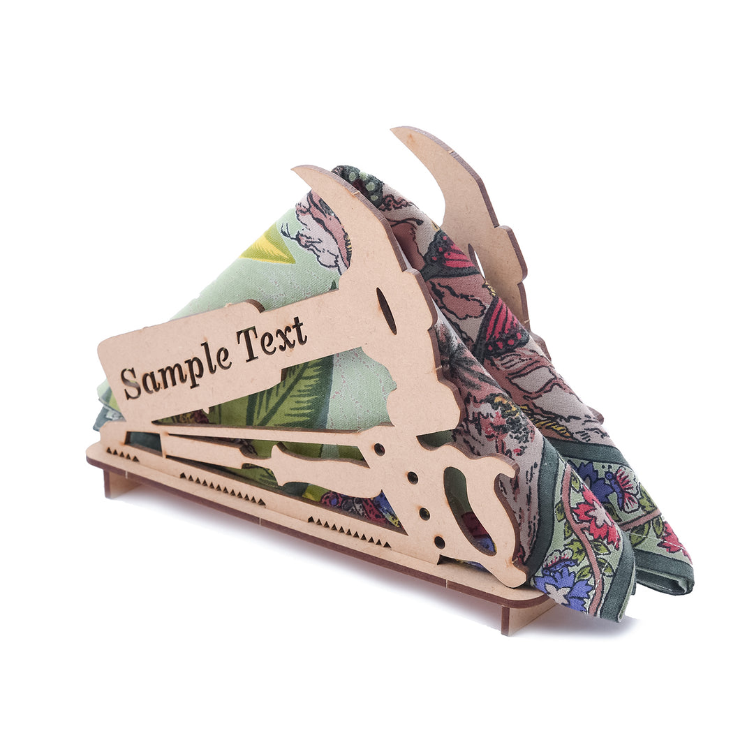 Paper Napkin Holder (Wooden) - The Engraved Store