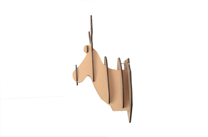 Wooden Deer Head | Wall Animal Art - The Engraved Store
