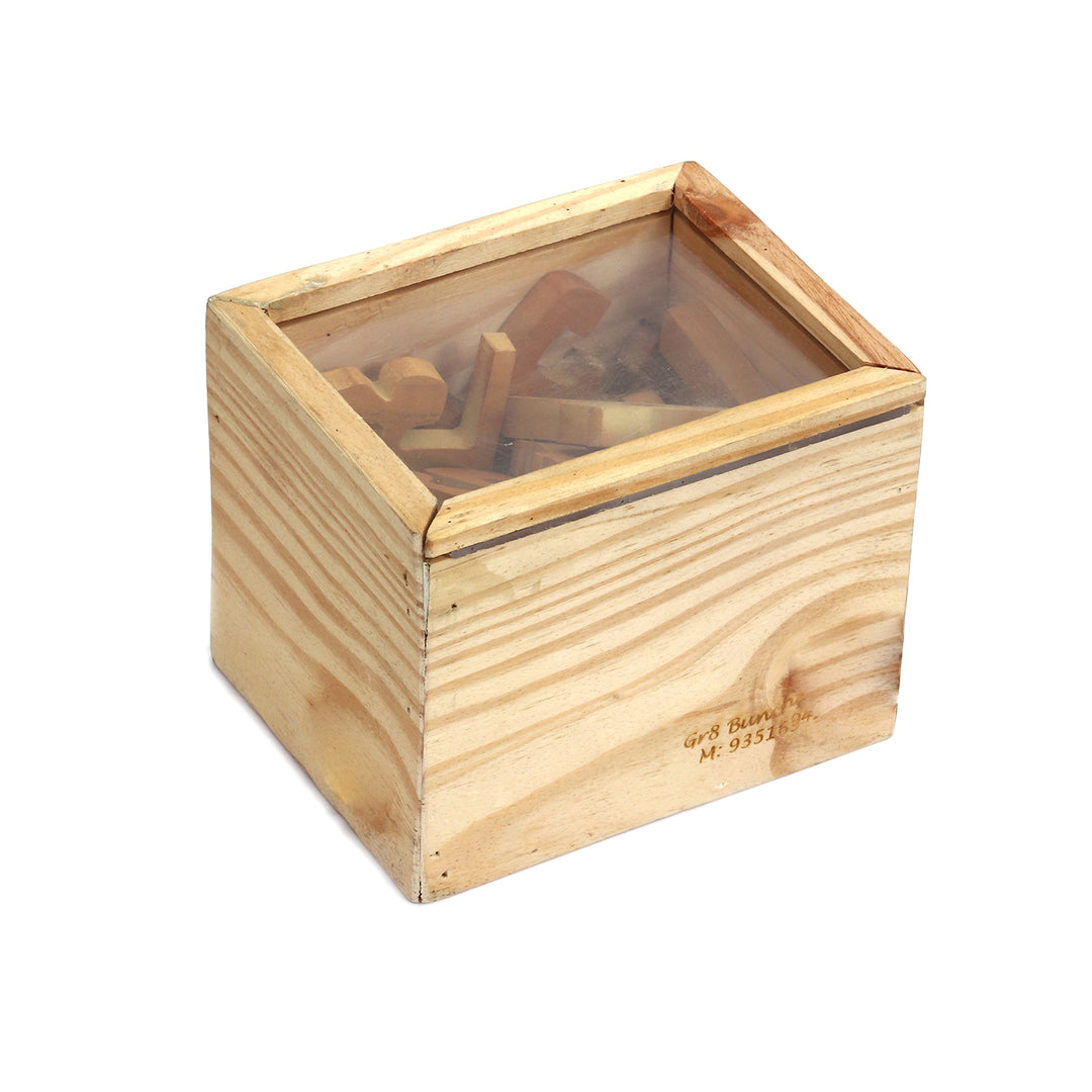 Wooden Learning Handcrafted Hindi Vowels for kids - The Engraved Store