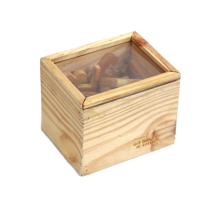 Wooden Learning Handcrafted Hindi Vowels for kids - The Engraved Store