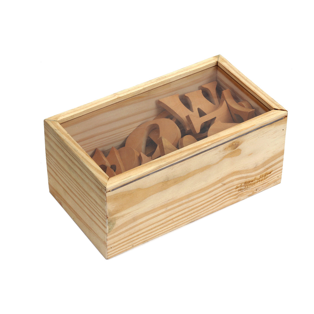 Wooden Uppercase Learning Alphabets (A-Z) - The Engraved Store