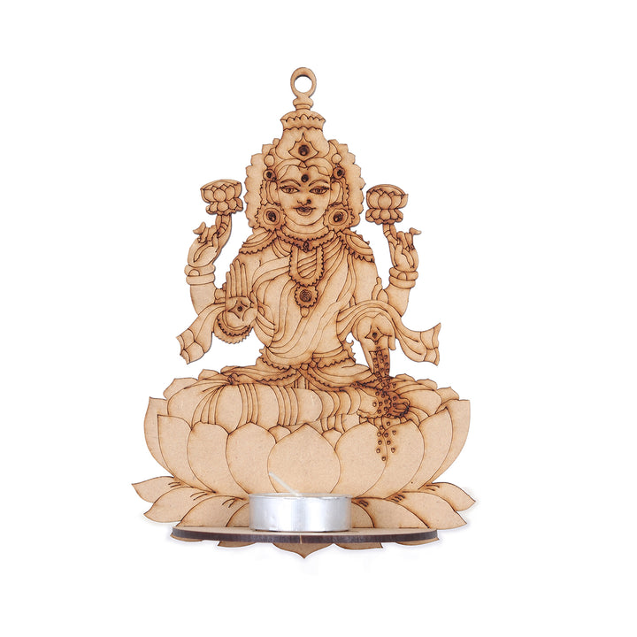 Laxmi Ji Tealight Candle Holder - The Engraved Store