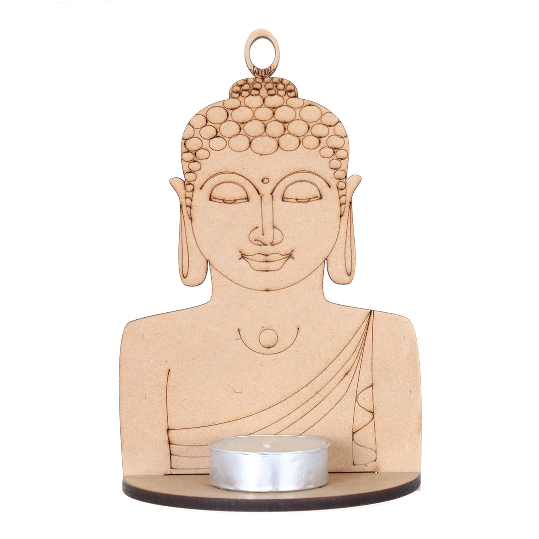 Lord Buddha Tea Light Holder - The Engraved Store