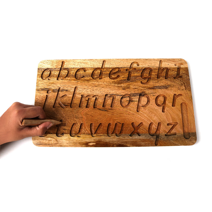 Lowercase Alphabet Tracing Board - The Engraved Store