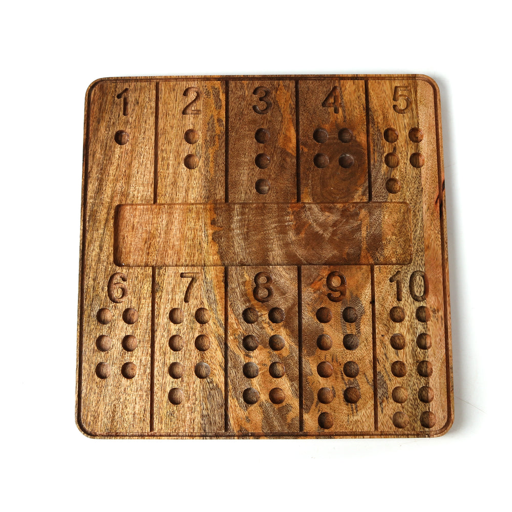Counting Tracing Number Board (Wooden) - The Engraved Store
