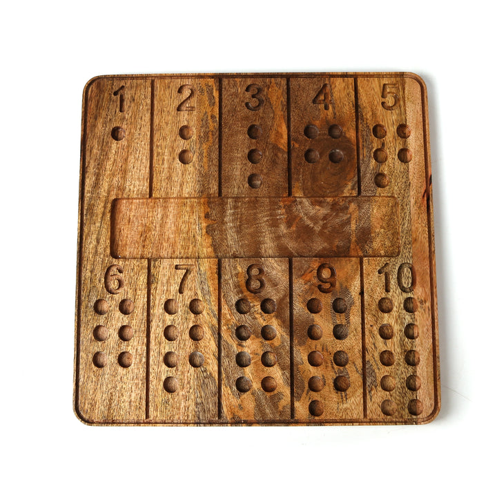 Counting Tracing Number Board (Wooden) - The Engraved Store