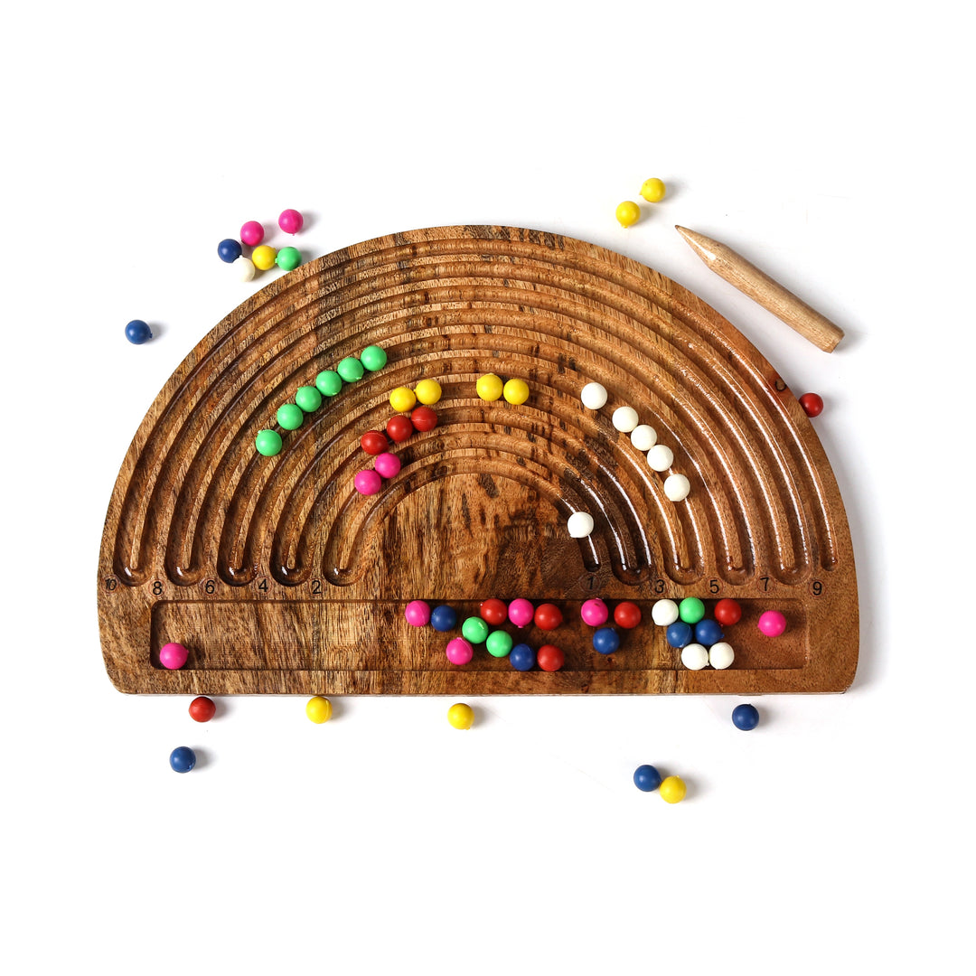 Number Counting & Tracing Board - Rainbow - The Engraved Store