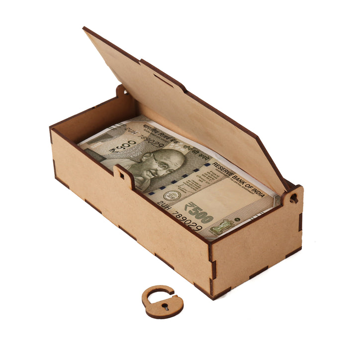 Wooden Box With A Lock - The Engraved Store