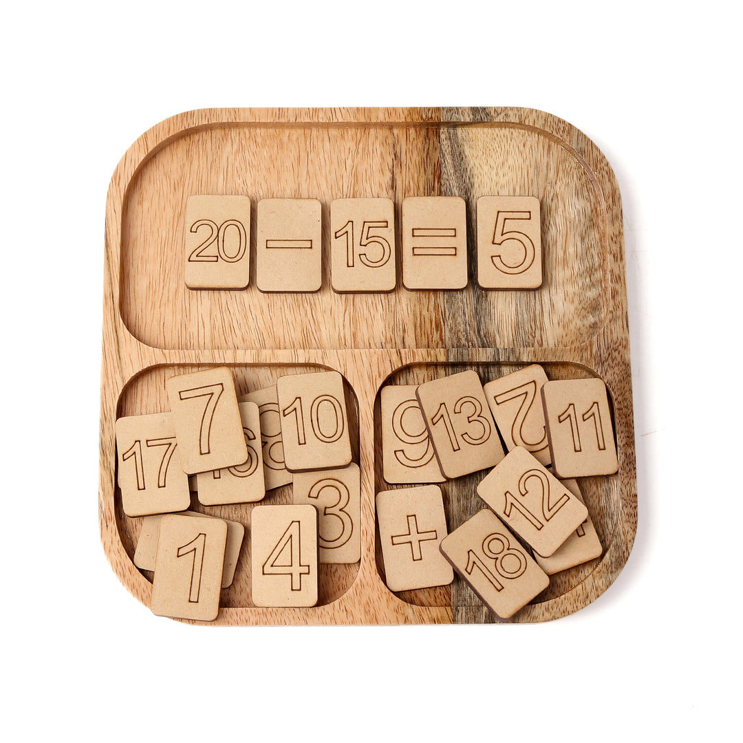 Wooden Abacus Teaching Toy - The Engraved Store