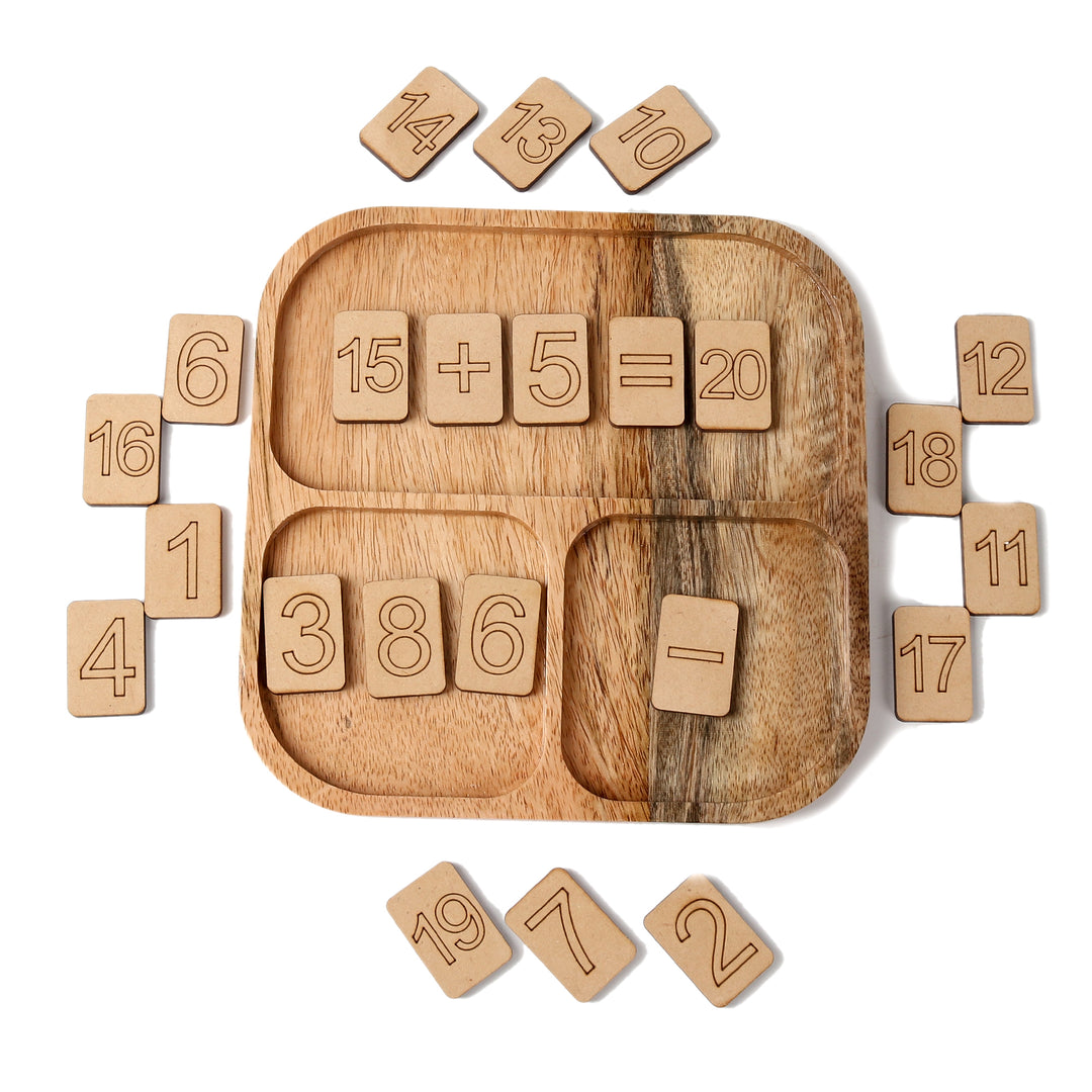 Wooden Abacus Teaching Toy - The Engraved Store