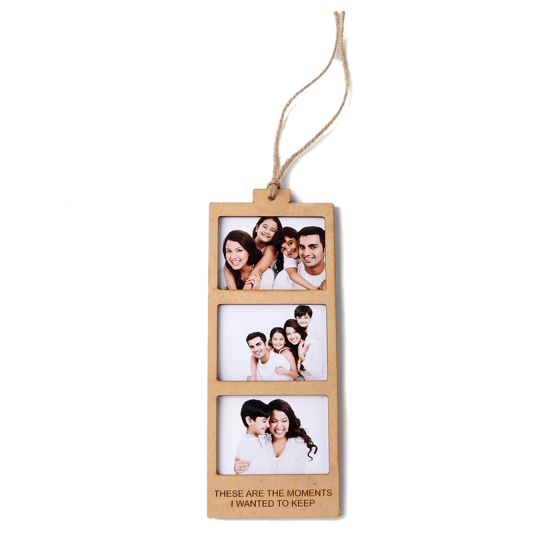 These Are The Moments I Wanted To Keep | Wooden Polaroid Photo Frame | Customised Gift - The Engraved Store