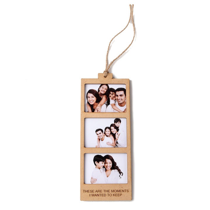 These Are The Moments I Wanted To Keep | Wooden Polaroid Photo Frame | Customised Gift - The Engraved Store