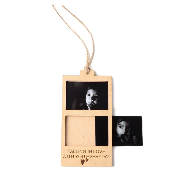 Falling In Love With You Everyday | Wooden Polaroid Photo Frame | Customised Gift - The Engraved Store