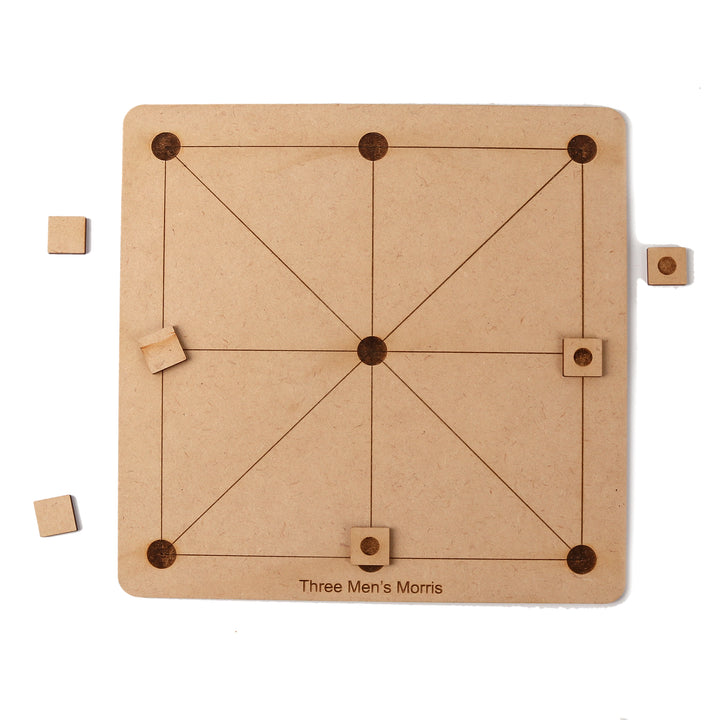 9 Men's Morris Wooden Strategy Board Game - The Engraved Store