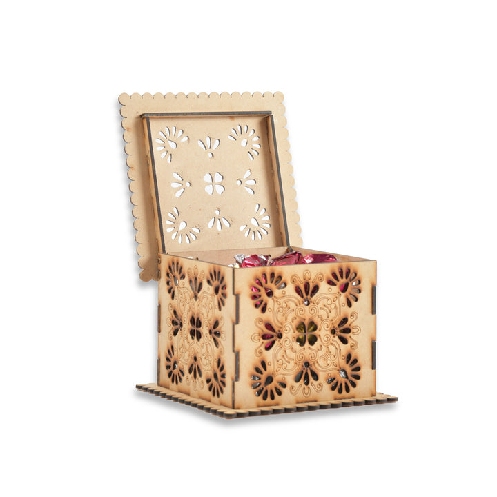 Wooden Square Box - The Engraved Store