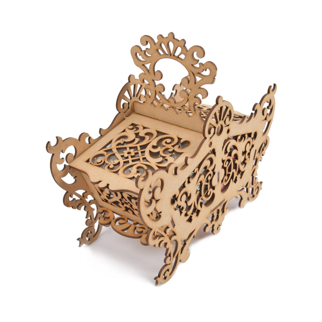 Intricate Engraved Wooden Box - The Engraved Store