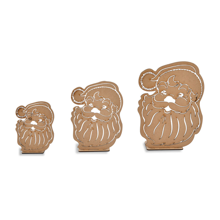 Wooden Santa Claus Tea-light Holder - The Engraved Store