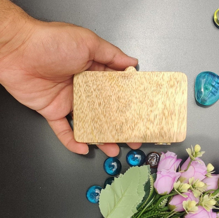 Portable Colour Palette | Wooden Painting Tray (12+2) - The Engraved Store