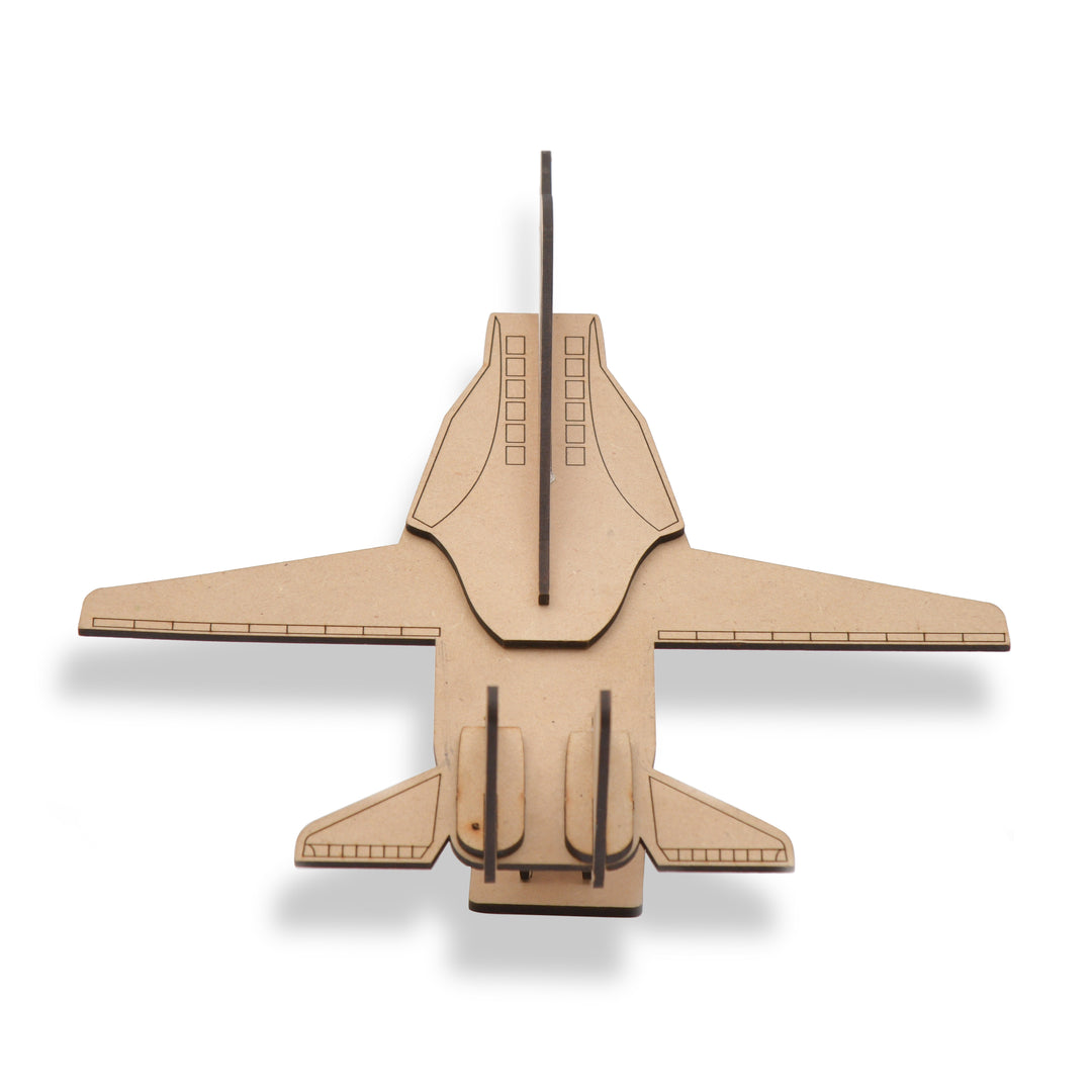 DIY Wooden Plane Model 3D Puzzle Kit | Toy Boeing Plane - The Engraved Store