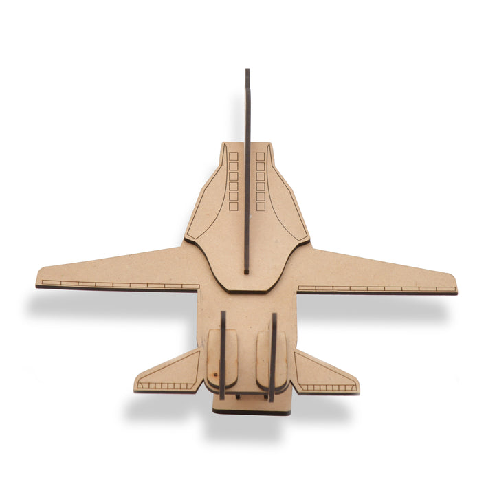 DIY Wooden Plane Model 3D Puzzle Kit | Toy Boeing Plane - The Engraved Store