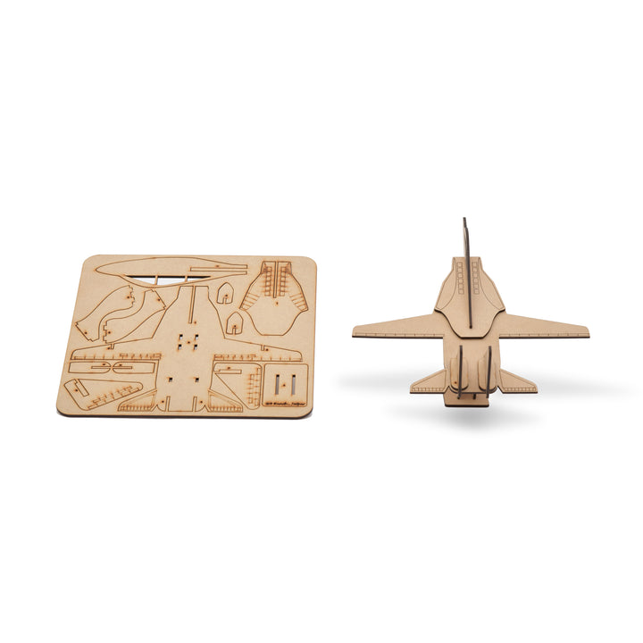 DIY Wooden Plane Model 3D Puzzle Kit | Toy Boeing Plane - The Engraved Store