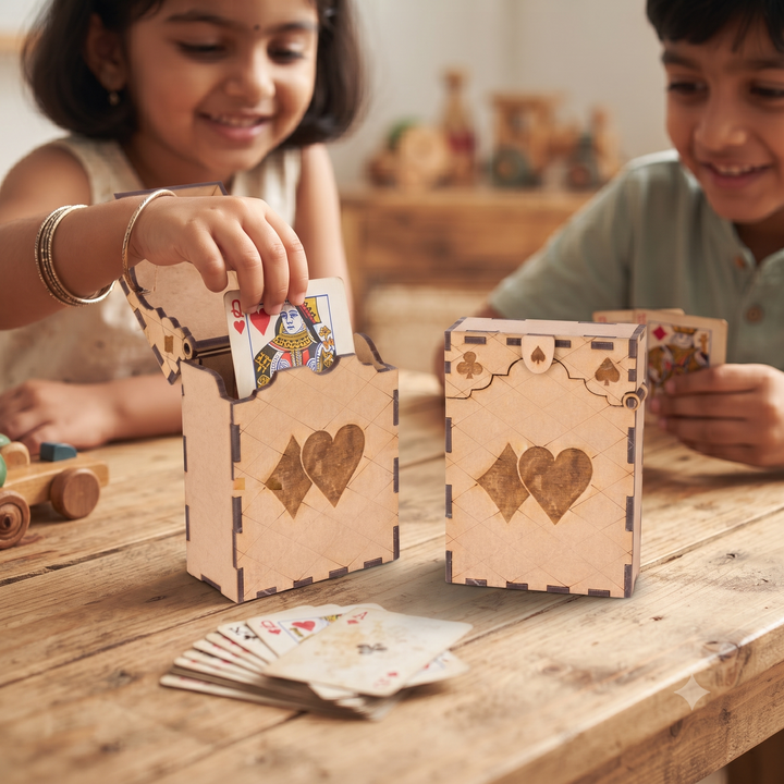 Handcrafted Wooden Box | Unique Card Holder | Home Décor & Storage