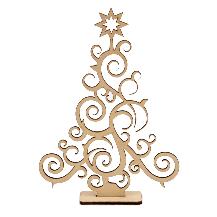 Wooden Christmas Tree Decoration