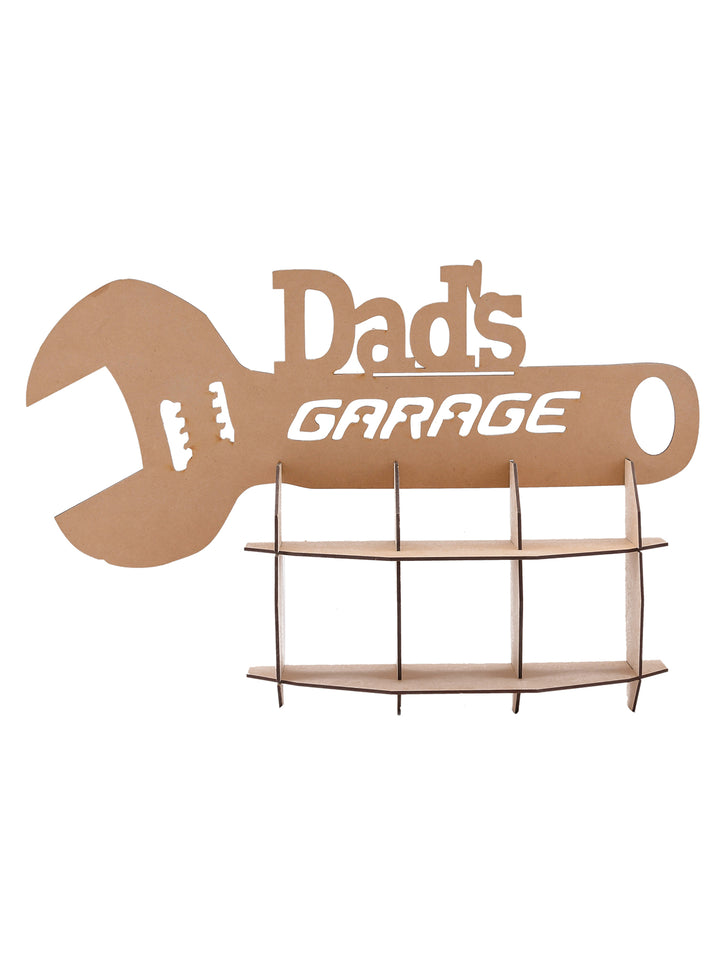 Wall hanging Spanner Shaped bookshelf wooden| THE ENGRAVED STORE - The Engraved Store