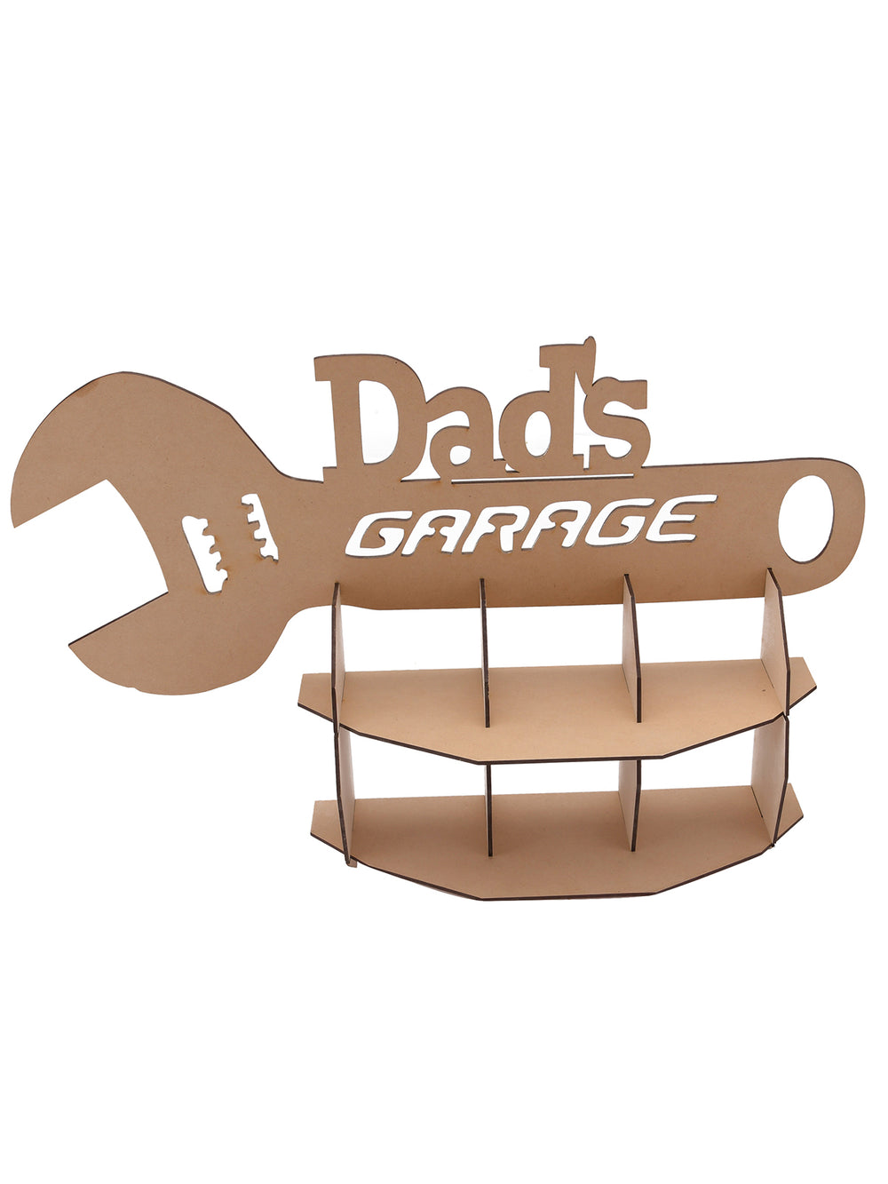 Wall hanging Spanner Shaped bookshelf wooden| THE ENGRAVED STORE - The Engraved Store