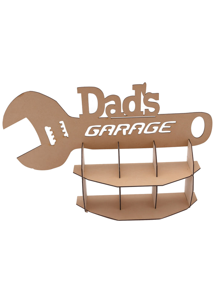 Wall hanging Spanner Shaped bookshelf wooden| THE ENGRAVED STORE - The Engraved Store