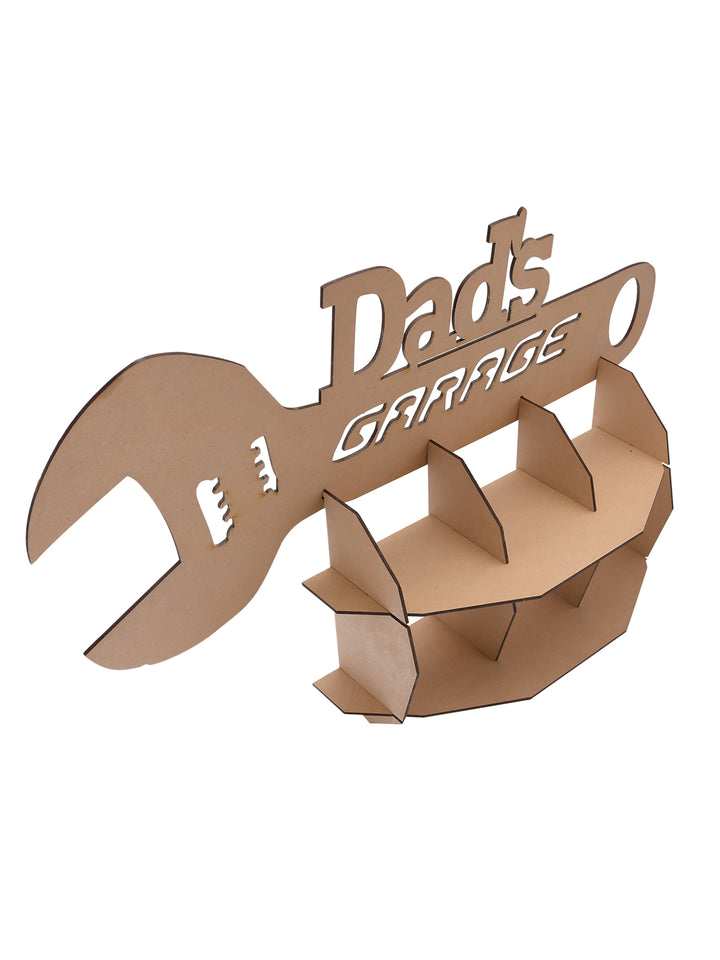 Wall hanging Spanner Shaped bookshelf wooden| THE ENGRAVED STORE - The Engraved Store