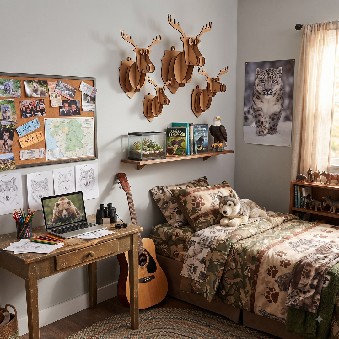 Wooden Deer Head | Wall Animal Art - The Engraved Store