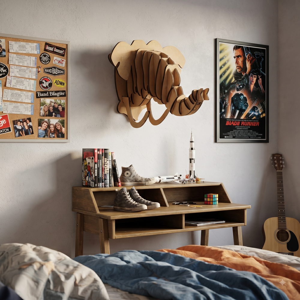 Elephant Head | Wall Hanging - The Engraved Store