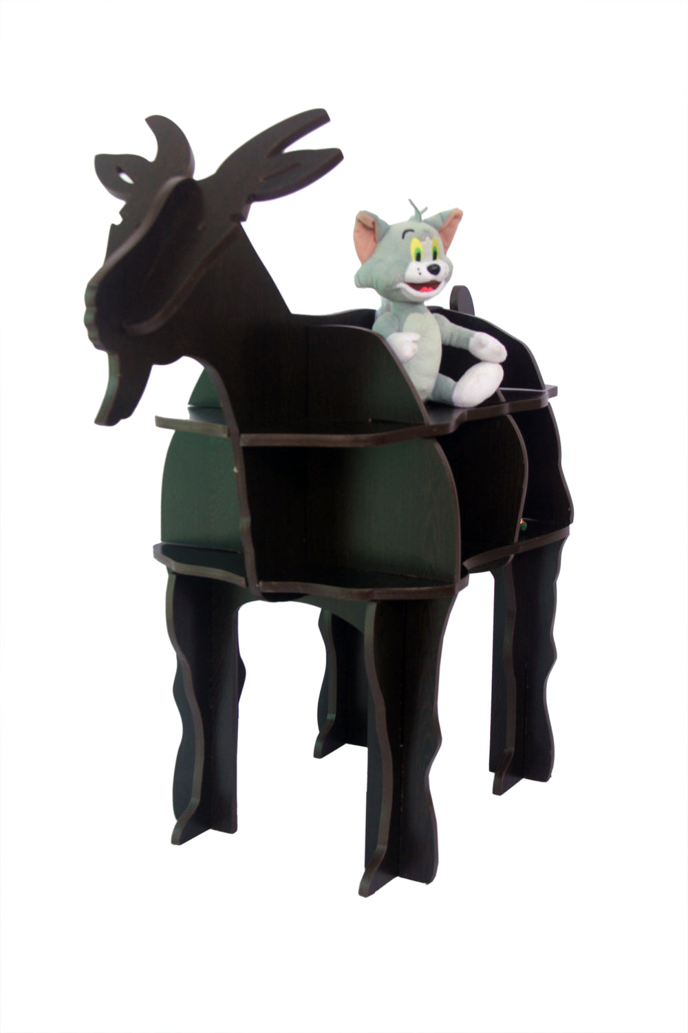 DIY Bookshelf Goat Shaped wooden - The Engraved Store