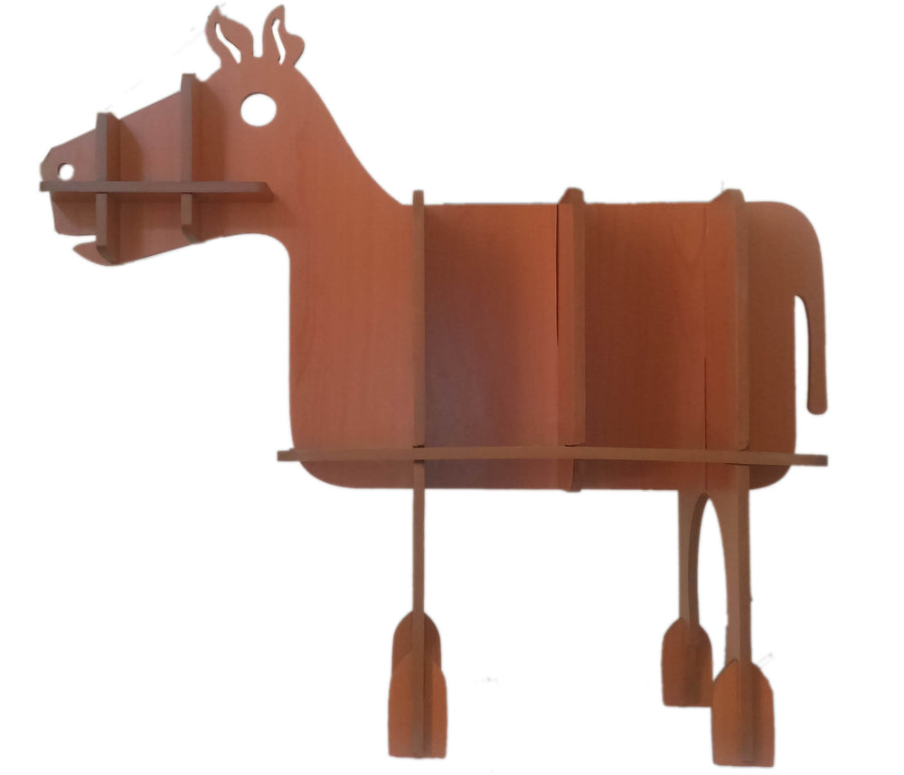 DIY Horse Baby shaped wooden Bookshelf - The Engraved Store