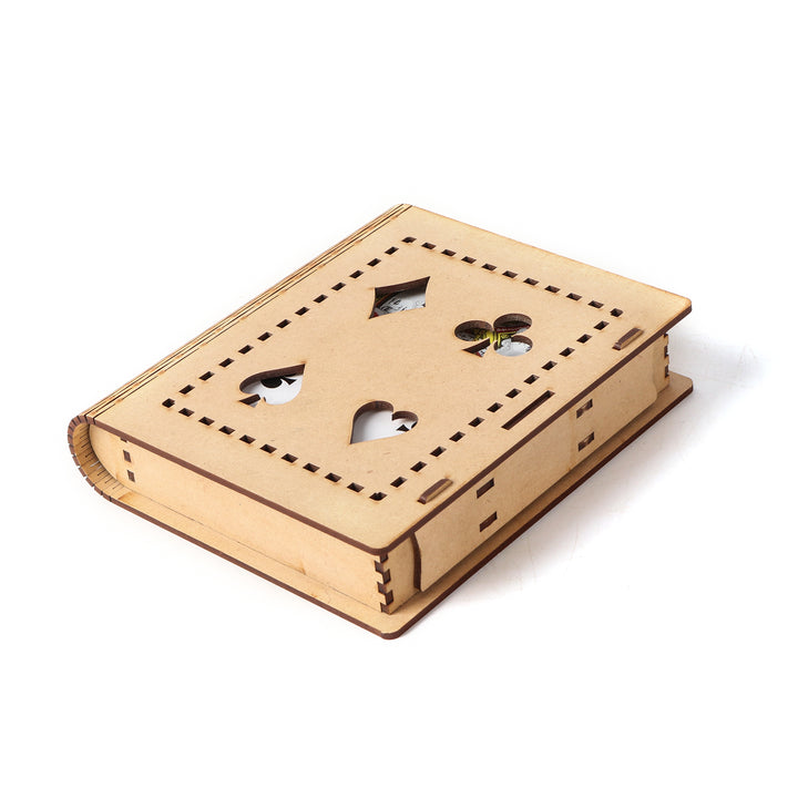 Two Deck Playing Card Box | Wooden Case | Playing Card Case - The Engraved Store
