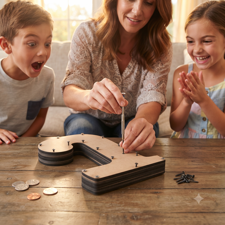 Pick Your Letter Wooden Money Bank | Piggy Bank - The Engraved Store