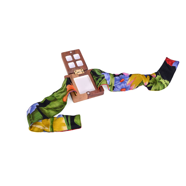 Wrist Palette: Portable Wooden Watercolor Palette – Perfect Art Gift