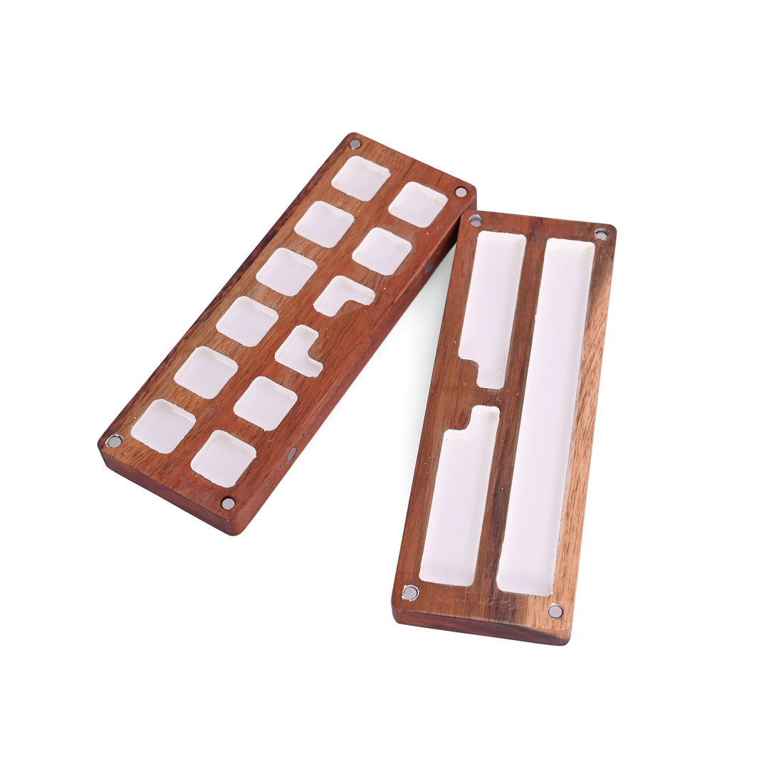 Wooden Magnetic Colour Palette (12+3)