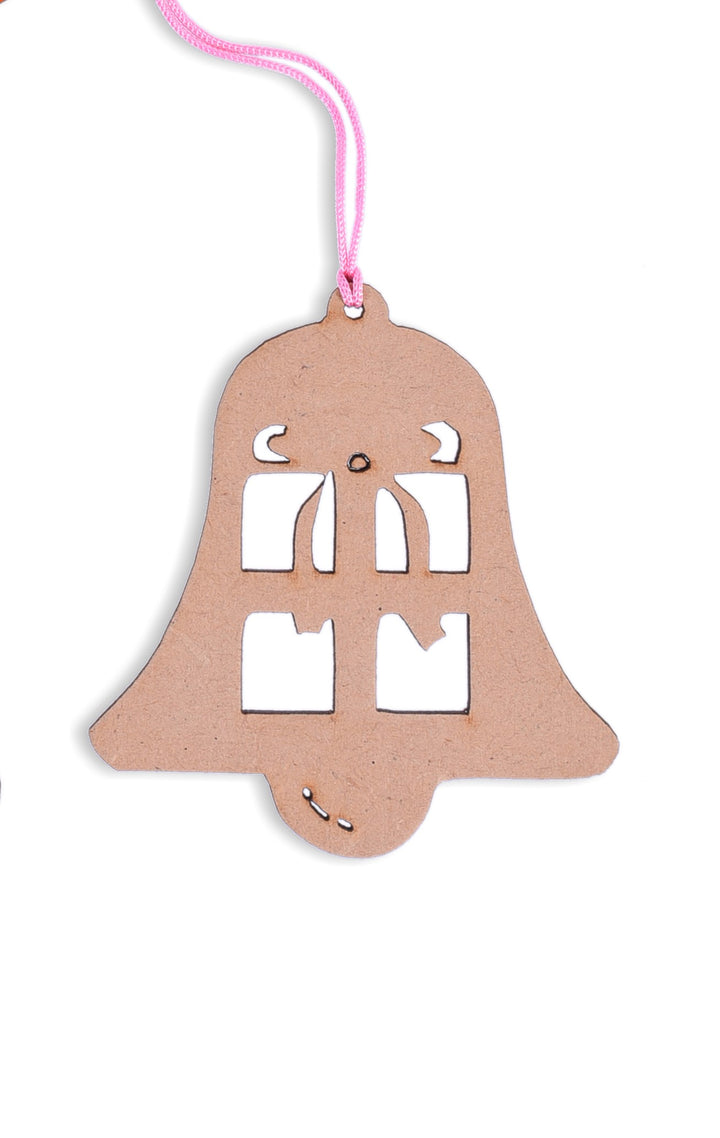 Wooden Christmas Tree Hangings (Set of 4)