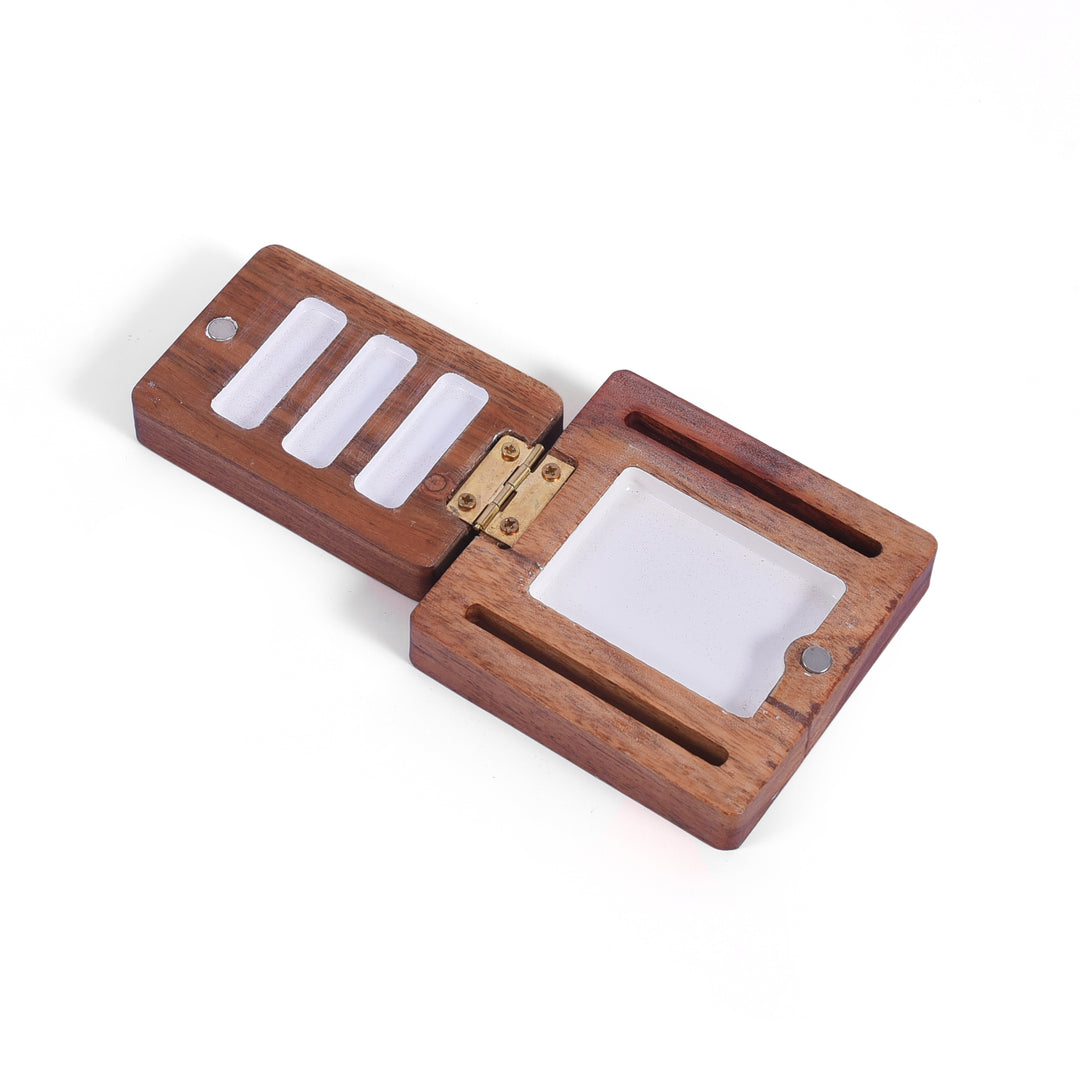 Wrist Palette: Portable Wooden Watercolor Palette – Perfect Art Gift