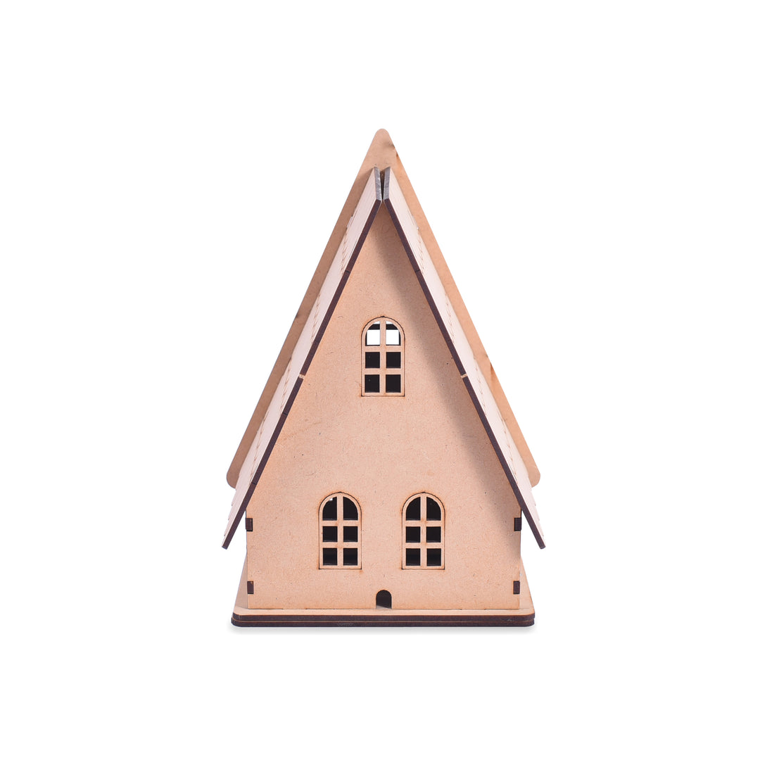 LED-lit Christmas Hut | Wooden Hut | The Engraved Store
