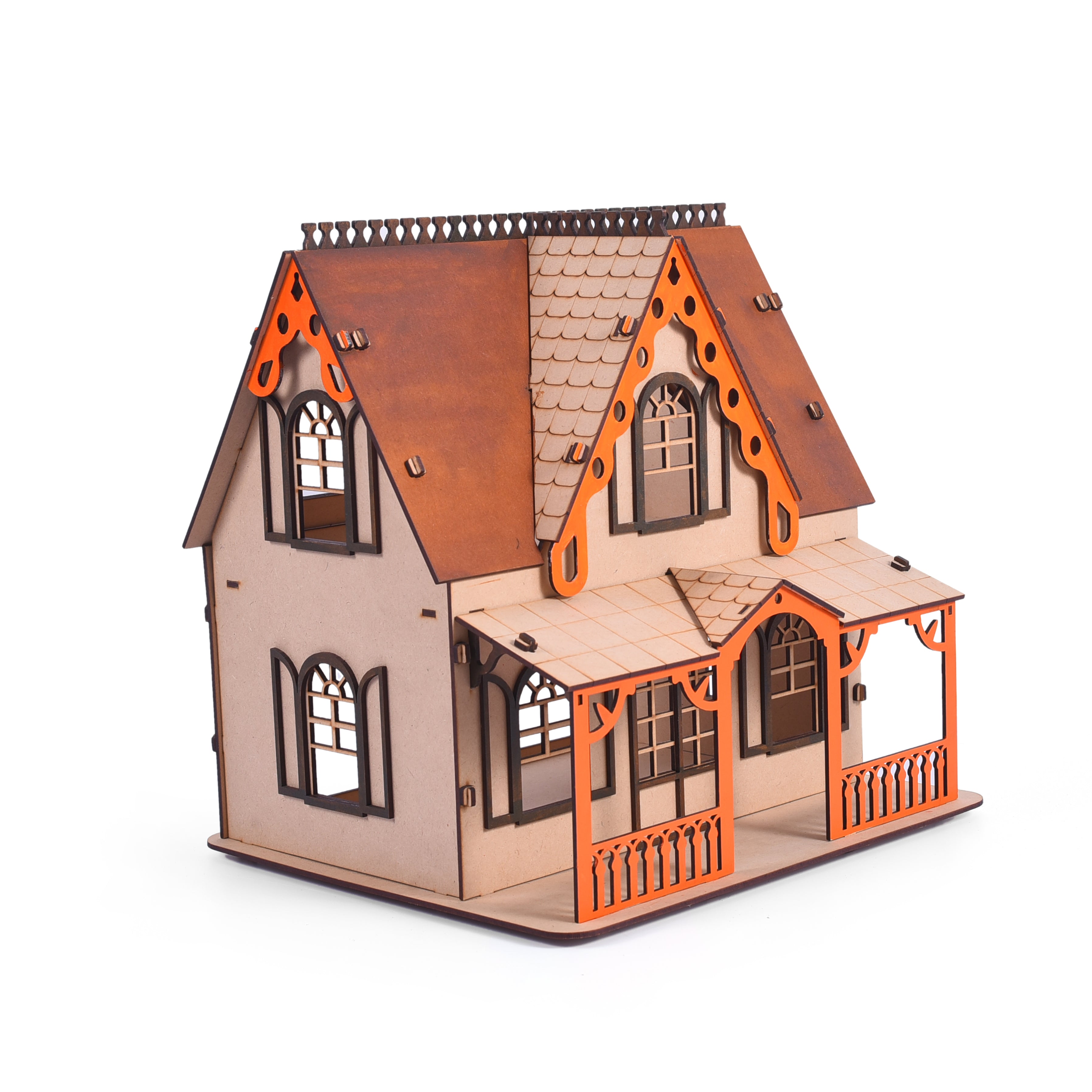Led House Christmas Wooden LED Christmas House: Rustic Illuminated | The Engraved Store